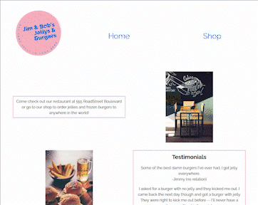 gif of shopping cart project